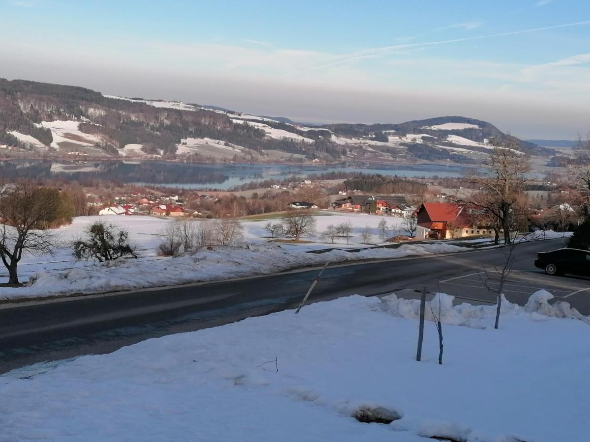 Wunderschoene Ferienwohnung Mit Seeblick Zell am Moos Eksteriør bilde